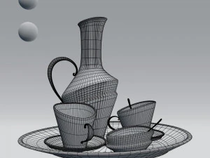 tea set 3D Model