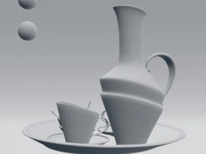 tea set 3D Model