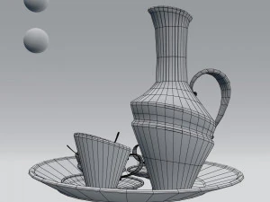 tea set 3D Model