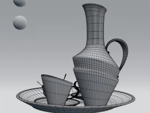 tea set 3D Model