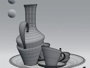 tea set 3D Model