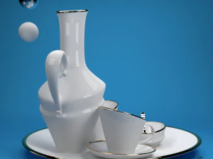 tea set 3D Model