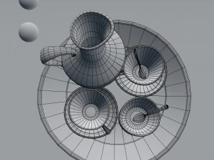 tea set 3D Model