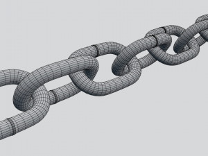 old chain 3D Model