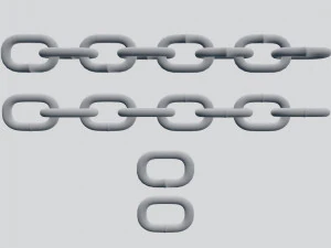 old chain 3D Model