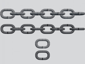 old chain 3D Model
