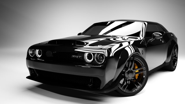 dodge challenger 3D Model .c4d .max .obj .3ds .fbx .stl .blend 