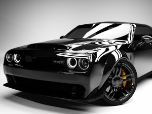 dodge challenger 3D 模型