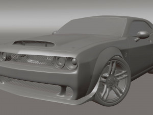 dodge challenger 3D Model