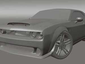 dodge challenger 3D Model