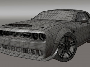 dodge challenger 3D Model