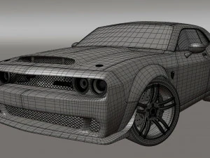 dodge challenger 3D Model