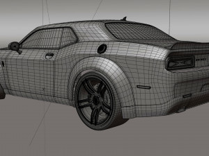 dodge challenger 3D Model