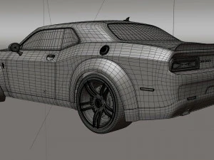 dodge challenger 3D Model