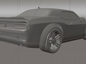 dodge challenger 3D Model