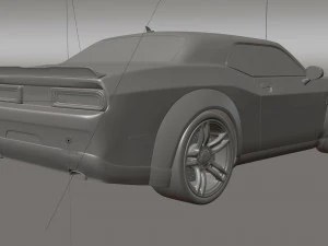 dodge challenger 3D Model