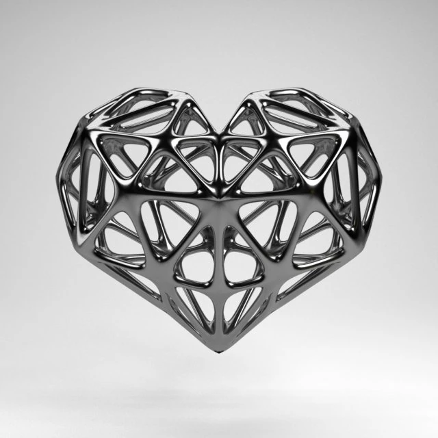 heart 3D Model .c4d .max .obj .3ds .fbx .stl .blend 