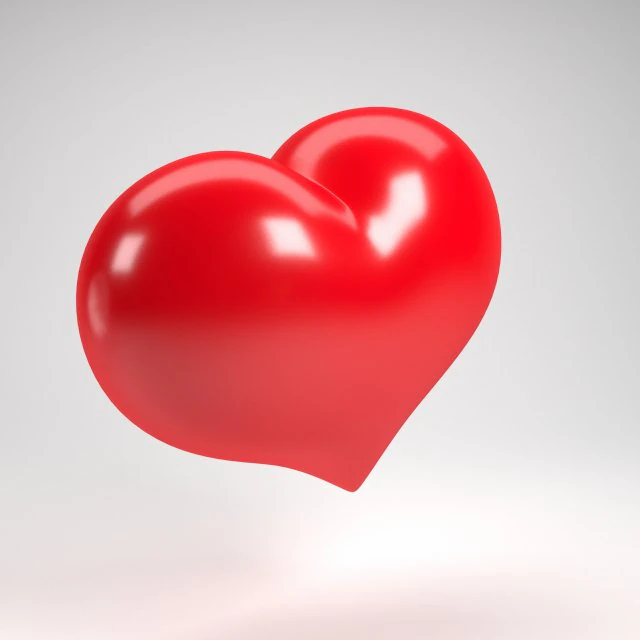 heart 3D Model .c4d .max .obj .3ds .fbx .stl .blend 