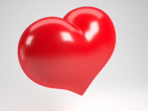 दिल 3D मॉडल