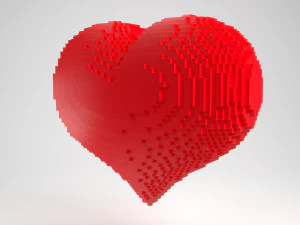 दिल 3D मॉडल