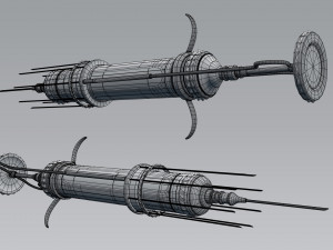 syringe Model 3D