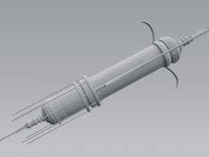 syringe Model 3D