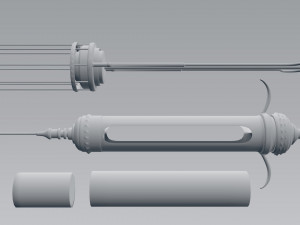 syringe Model 3D