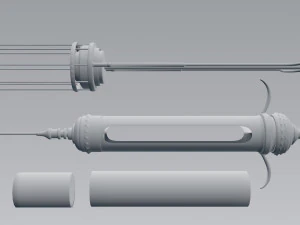 syringe 3D Model
