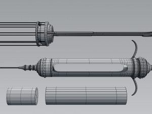 syringe Model 3D