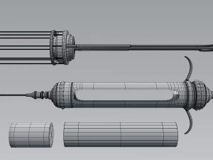 syringe 3D Model