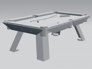 billiard table 3D Model