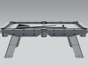 billiard table 3D मॉडल