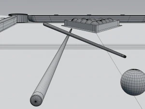 billiard table 3D Model