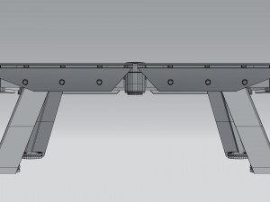 billiard table 3D मॉडल
