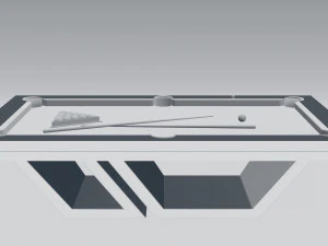 billiard table 3D Model