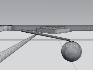 billiard table 3D Model