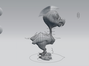 cartoon chicken 3Dモデル