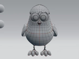 cartoon chicken 3D Model