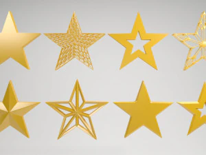 kształt gwiazdy Model 3D