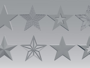 star shape 3Dモデル