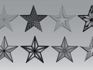 star shape 3D Model