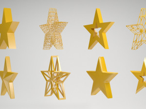 star shape 3Dモデル