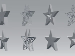 star shape 3D Model