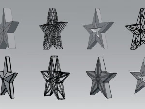star shape 3D Model