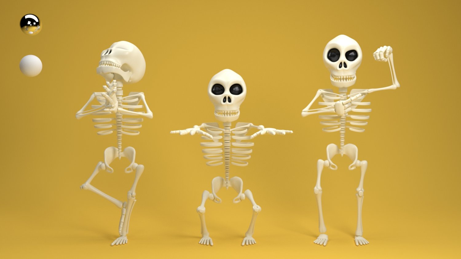 Включи скелет 3. Скелет 3д. Скелет 3д модель. Мультяшный скелет 3д.