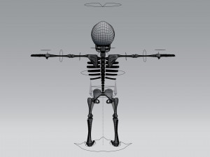 cartoon skeleton 3Dモデル