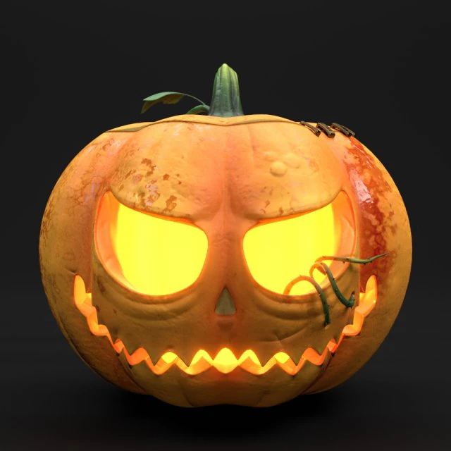 calabaza de halloween Modelo 3D .c4d .max .obj .3ds .fbx .stl .blend 