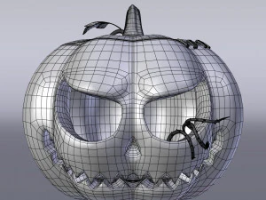calabaza de halloween Modelo 3D