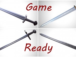 viking swords pack 1 Modelo 3D