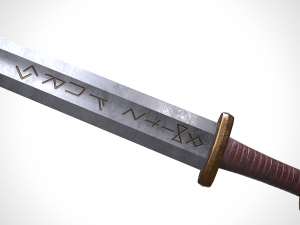 viking swords pack 1 3D Model